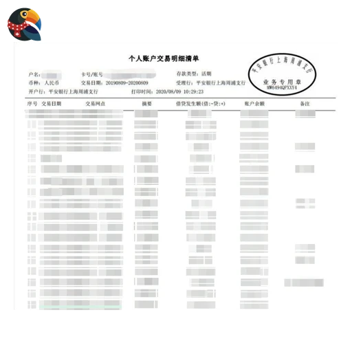 Bank Statement